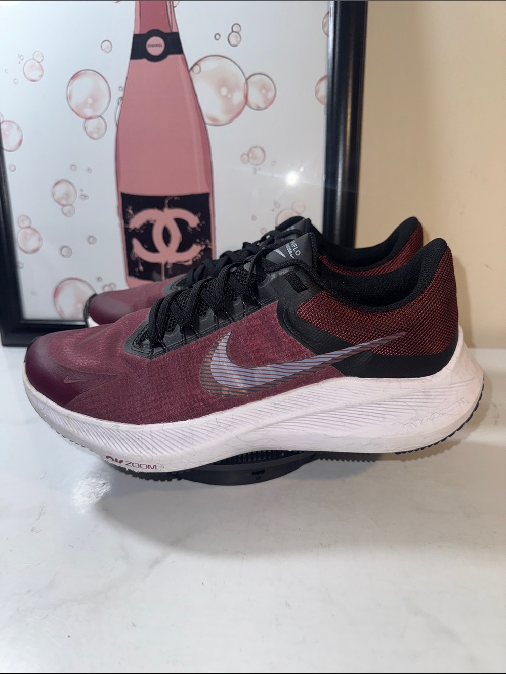 Nike Women’s Air Zoom Winflo 8 Purple Running Sneakers CW3421-600 - Size 9.5